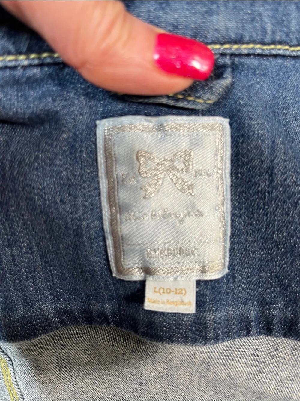 Classic‎ Stretch Denim Trucker Jacket Girls 10-12 Medium Wash Gymboree L